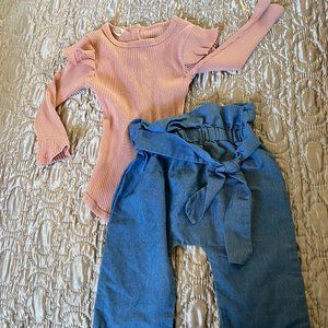Girls  Rose & Denim 2T Outfit
